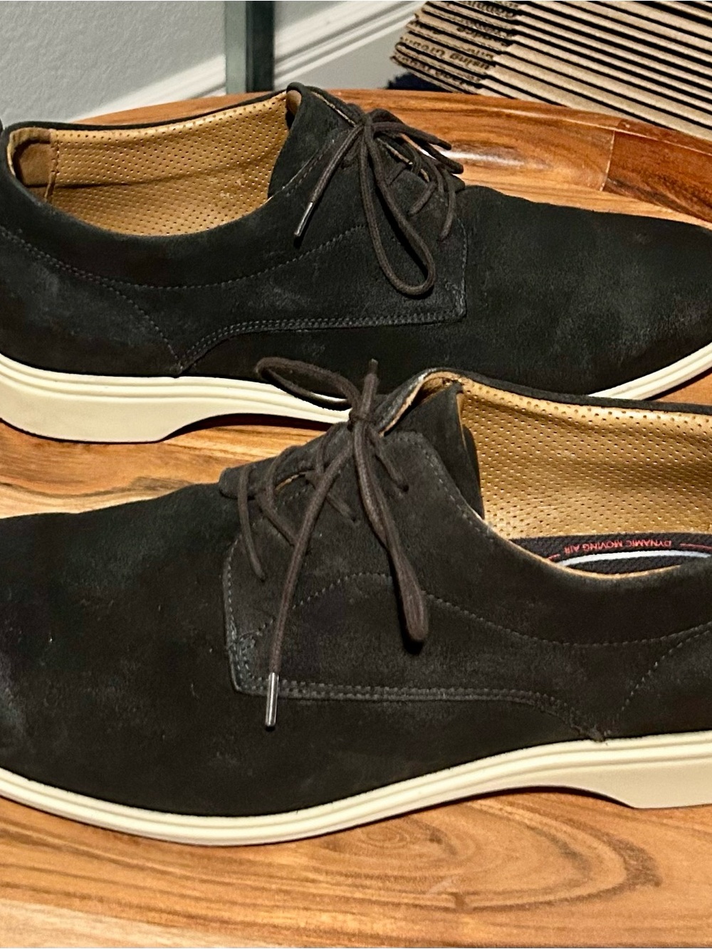 Amberjack Original Classic Suede Dress Shoe Sz 14 - Picture 5 of 7